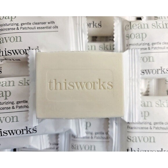 (24) 1oz Bars ThisWorks Clean Skin Soap Savon Facial & Body NEW - Picture 2 of 8